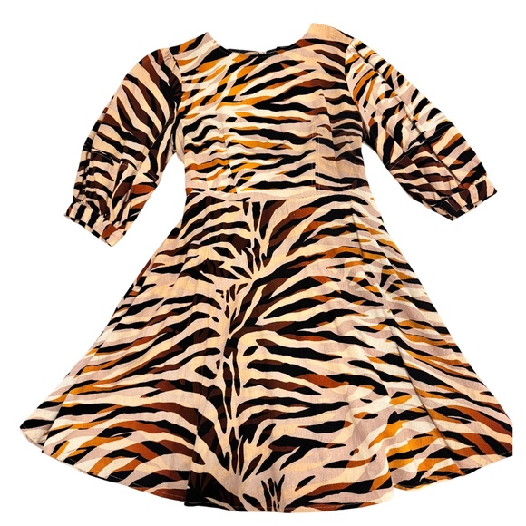 Who What Wear Animal Print Swing Dress (no belt included) - Picture 3 of 6
